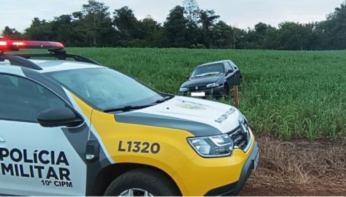 Nova Laranjeiras - Policia Militar recupera veículo furtado em Espigão Alto do Iguaçu 